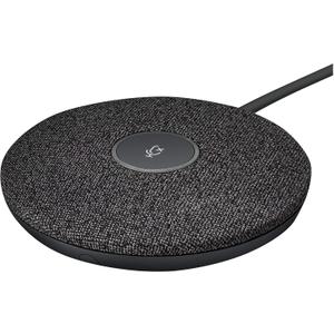 Logitech Rally Mic Pod, Black, 0.8" x 4" x 4"