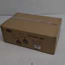 Vintage Battery Powered Cordless Wall Sconce Set of 2, Battery Wall Sconce with Amber Tulip Glass Lampshade, Rechargeable Battery Powered Wall Lights with Remote Control for Bedside Bedroom Doorway