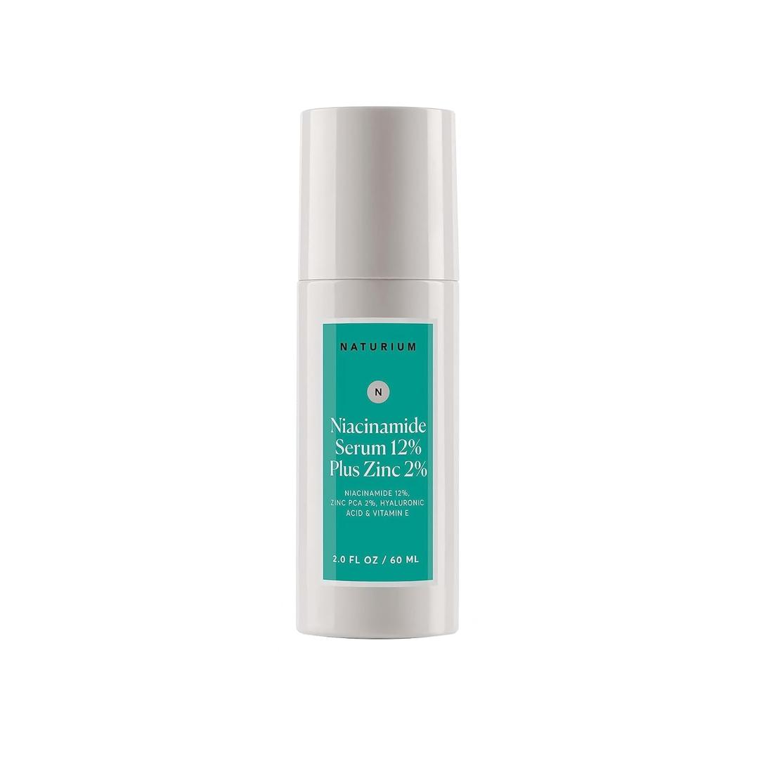 Naturium Niacinamide Face Serum 12% Plus Zinc 2% Jumbo, Anti-Aging, Pore Minimizer & Dark Spot Corrector with Hyaluronic Acid & Vitamin E, Vegan & Cruelty-Free, 2 oz