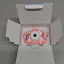 Kids Camera Toys for 3-8 Year Old Girls and Boys, Children Digital Camera with Cute Soft Silicone Case, 1080P Video Camcorder Present with 32GB SD Card  Birthday Gift for Kids (Pink)