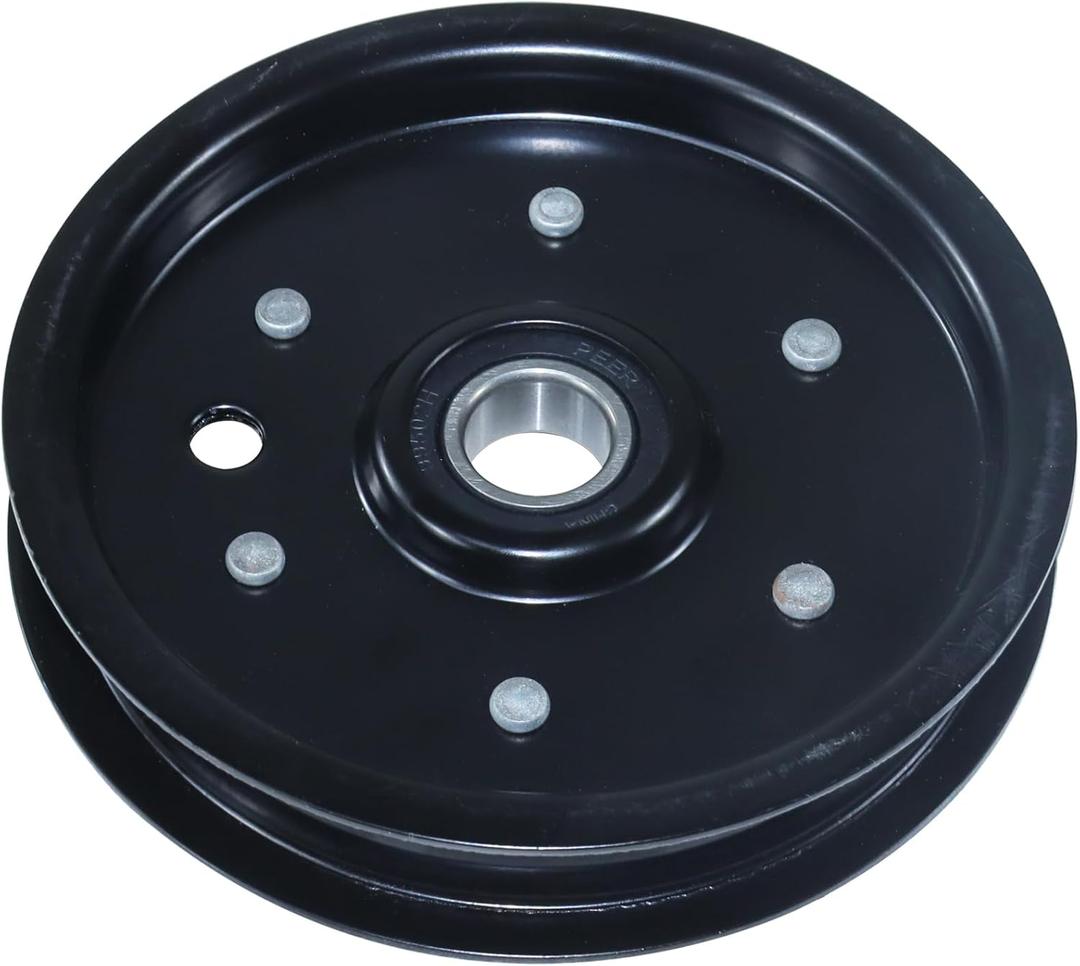 3 x 607525 Idler Pulley Replaces Hustler 607525 Pulley, Hustler 786848 Pulley for Hustler 36", 48", 54" TrimStar, 48", 54", 60" FasTrak, 48", 54", 60" FasTrak SDX, 48", 54" RD FasTrak Lawn Decks