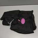 Avidlove Women Pajamas Set Notch Collar Soft Sleepwear Pjs Short Sleeve Button Down Nightwear with Long Pants (Medium, Black)