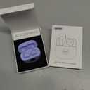 Wireless Earbuds, Bluetooth 5.4 Headphones HiFi Stereo, in Ear Earphones with 4 ENC Noise Cancelling Mics, 40H Playback Ear Buds with LED Display, Mini Case, IP7 Waterproof Headset with USB C Charging (Violet)