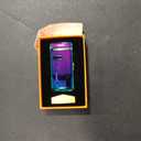Electric Lighters 3 in 1 Rechargeable Windproof Butane RefillableDual Arc and Blue Jet Flame, USB Charge Type-C Cable in Gift Box, Gas Fuel Not Included (Colorful)