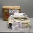 Modern Wall-Mounted Cat Furniture - 5pcs Cat Wall Shelves, Wooden Climber Includes House, Bridge, Tree, Steps, and Scratcher (Beige)