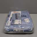 CozyLux Twin Comforter Set with Sheets Dusty Blue, 5 Pieces Bed in a Bag, Grayish Blue Comforter Twin Size, All Season Bedding Set with Stitch Quilted Comforter, Flat Sheet, Fitted Sheet, Pillowcases