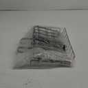 Folding Bike Front Basket Bicycle Wire Basket with Handles Easy Installation on Front Handlebar