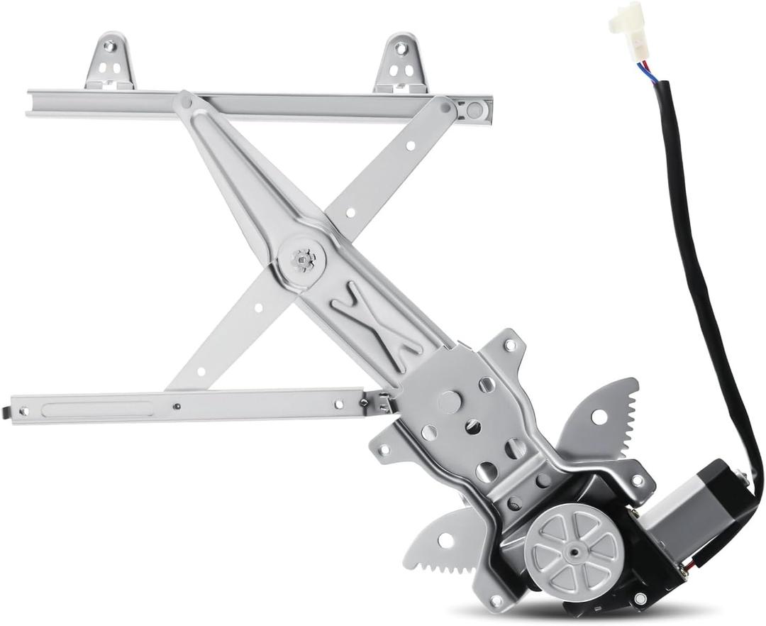 YHTAUTO Rear Power Window Regulator Driver Side with 2-Pin Motor Assembly for Toyota Camry 1997-2001 CE LE XLE, Sedan Only