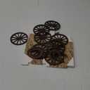 24 Pcs Western Cowboy Party Centerpieces Set 6 inch Straw Boxes Tables Decorations Horseshoe Wagon Wheel Decor Hay Bales Boxes Vintage Cowboy Theme Party Favors for Western Party Birthday
