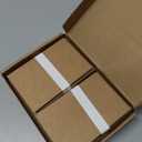 48 Pack Kraft Brown Blank Greeting Cards with Envelopes, Folded Cardstock for DIY Wedding, Birthday Invitations, Crafts (4x6 in)