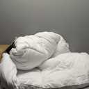 CYMULA Queen Mattress Topper for Back Pain - Extra Thick Cooling Mattress Pad Cover for Queen Size Bed - Soft Mattress Protector Pillow Top with 8-21 Inch Deep Pocket 3D Snow Down Alternative Fill (White)