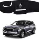 Autorder Dashboard Cover Mat for Acura MDX 2022 2023 2024 Accessories Dash Cover Flannel Dash Mat Sunshade Glare UV Rays Protector