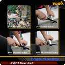 8-In-1 Multi Blades Hand Saw, Drywall Cutter. Hacksaw. Long Blade Hand Saw, Jab Saw, For Cutting Drywall, Sheetrock, Wood, Metel, Plastic, Plywood. Blade Quick Change Mechanism.