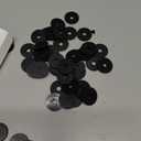 100 Pieces Rubber Washer Heavy Duty Abrasion Resistant Rubber, 1 Od x 1/4 ID x 1/8 Thickness Flat Washer Flat Grommets for Bolts Spacers, Vibration Suppression