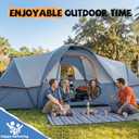 WildFinder Camping Tent 10 Person, Family Tent for Camping with Rainfly, 18'x9'6'8''