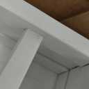 Dog Gate Wooden Freestanding Pet Gate3 Panel 23.6" Height White Indoor Dog Fences,House Gate for Doorways & Stairs