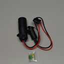 7-Way Power Access, 7 Pin Trailer Plug to Motorcycle Female Cigarette Lighter Socket 12V Power Source 12AWG Battery Charger Cable for RV Truck Trailer