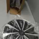 Hubcap Wheel Covers Replacement Size R15 Hub Caps Universal-Fit Steel Wheel Rims Cover ABS Tire Cap for Most Cars Trucks Sedans SUV -Set of 415-inchSilver-Black