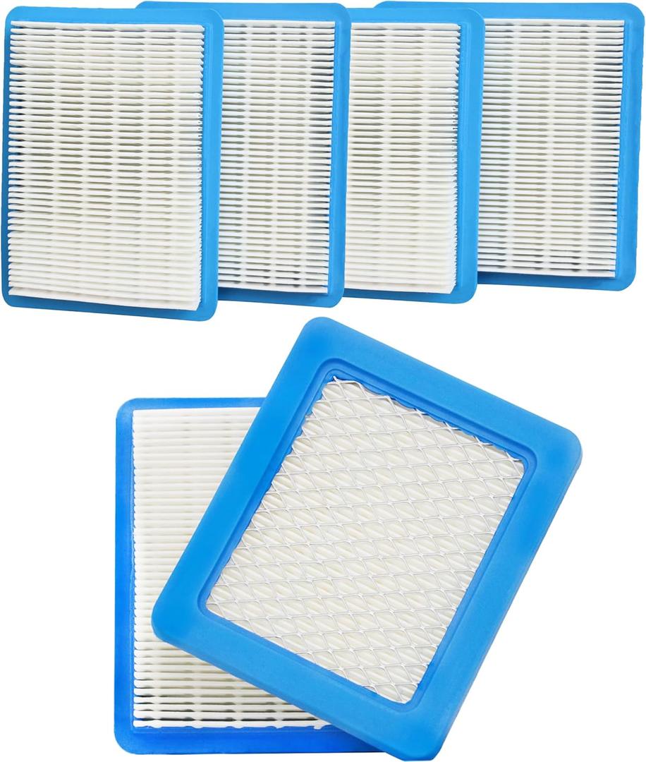 491588S Air Filter for Lawn Mower, 491588s 491588 Replacement Flat OEM Air Cleaner Cartridge Compatiable with Toro 20332, Craftsman 33644, 6 Packs