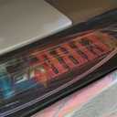 Triumph Sports Fire n Ice LED Light-Up 54" Air Hockey Table Includes 2 LED Hockey Pushers and LED Puck