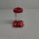 Perky-Pet 135TF Perkys Finest 16 oz Plastic Top Fill Hummingbird Feeder, Red