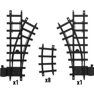 Lionel Ready-to-Play 10-Piece Inner Loop Black Plastic Track Pack