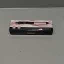 FARERY Mini Curling Iron 1 Inch, 100-240V Dual Voltage for Travel, Ceramic Curling Iron Travel Size with Keratin & Argan Oil Infused, Mini Hair Curler with Storage Bag, Rose-Gold