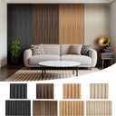 Samples 8 Pack 6" x 6" WPC Slat Wall Panels Low Grille