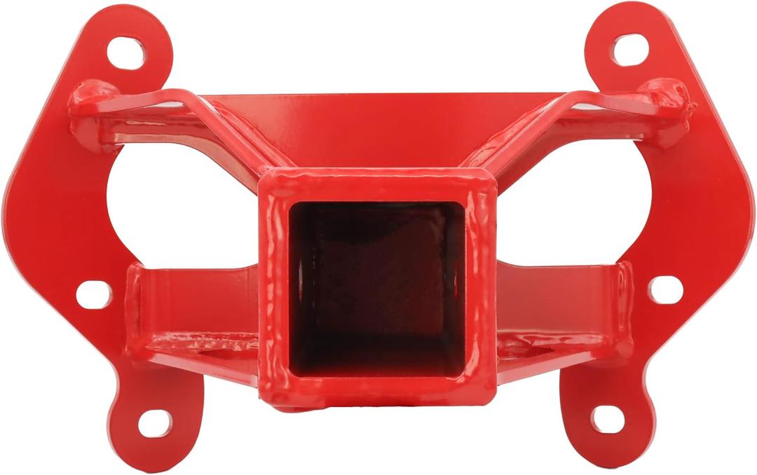 2'' Rear Receiver Tow Hitch for Can-Am Maverick X RS (2013-2015) / MR (2014-2016) / DPS (2016-2017) / RS-DPS (2014-2015) / Standard (2013-2016), Red