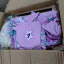 Teepee Tent for Kids with Inflatable Airbed, String Lights, Balloons, Pump, Washable Slumber Party Tent Indoor Outdoor for Girls Boys, Children Tipi Playhouse for Playtime and Sleepover (6 Pack, Multicolor)