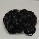  Ponytail Extension 12 Inch Long Wavy Curly Ponytails Drawstring Ponytail for Black Women Natural Black Pony Tails Hair Extensions Synthetic Hairpiece for Daily Use