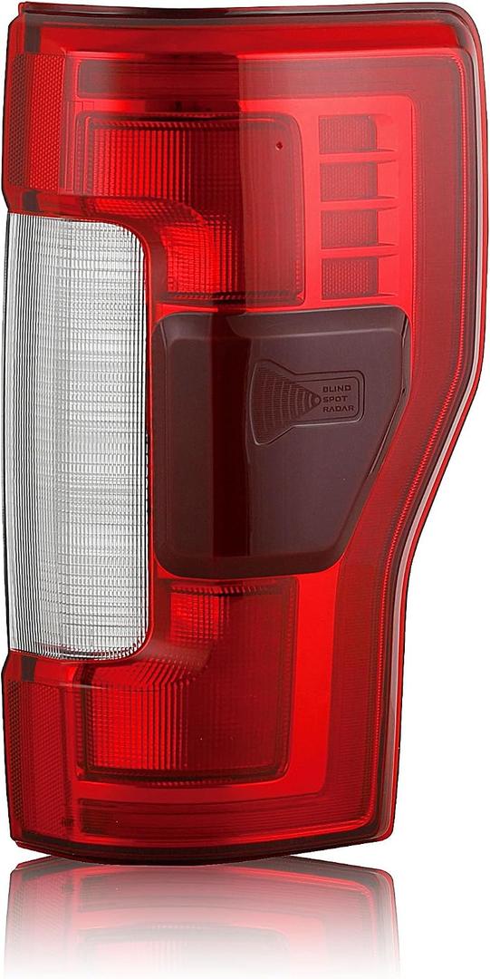 LED Tail Lights W/Blind Spot W/oModule Compatible With 2017 2018 2019 Ford F-250 F350 F450 Super Duty Taillight Rear Brake Lamp Signal Assembly Right Passenger Side KC3Z13404B(RH 17-19 F250)