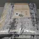 Rugflix 5x7 Area Rugs for Living Room, Washable Rug, Soft Low Pile Carpet, Non-Slip, Stain Resistant, Abstract Area Rug, Neutral Beige Grey Rug for Bedroom, Dining Room, Home Office