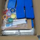 6 Pcs Small Dry Erase White Board with Stand 6 x 8'' Double Sided Magnetic Tabletop Whiteboard Mini Dry Erase Easel Board with 8 Markers 6 Magnets 6 Eraser for Drawing Office School Home