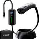 Alxum 16A Tesla Mobile Charger - Level 1 EV Charger for Tesla 110V Charger Compatible with All Models Y/3/S/X Cybertruck 16.4FT Tesla Wall Connector with NEMA 5-15 Plug