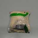 ZAFUL Metal Ring Bandeau Bikini Set Tie Side Bathing Suit High Cut 2 Piece Swimsuit Cutout Swimwear (Medium, Beige)