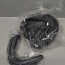 Momcozy Portable Stroller Fan, 8000mAh, 27H Ultra-long Battery Life, Detachable 4 Speed 360Rotate, LED Night Light with 2 Modes, USB Rechargeable Handheld Cooling Fan for Travel, Car Seat, Bedroom (Black)