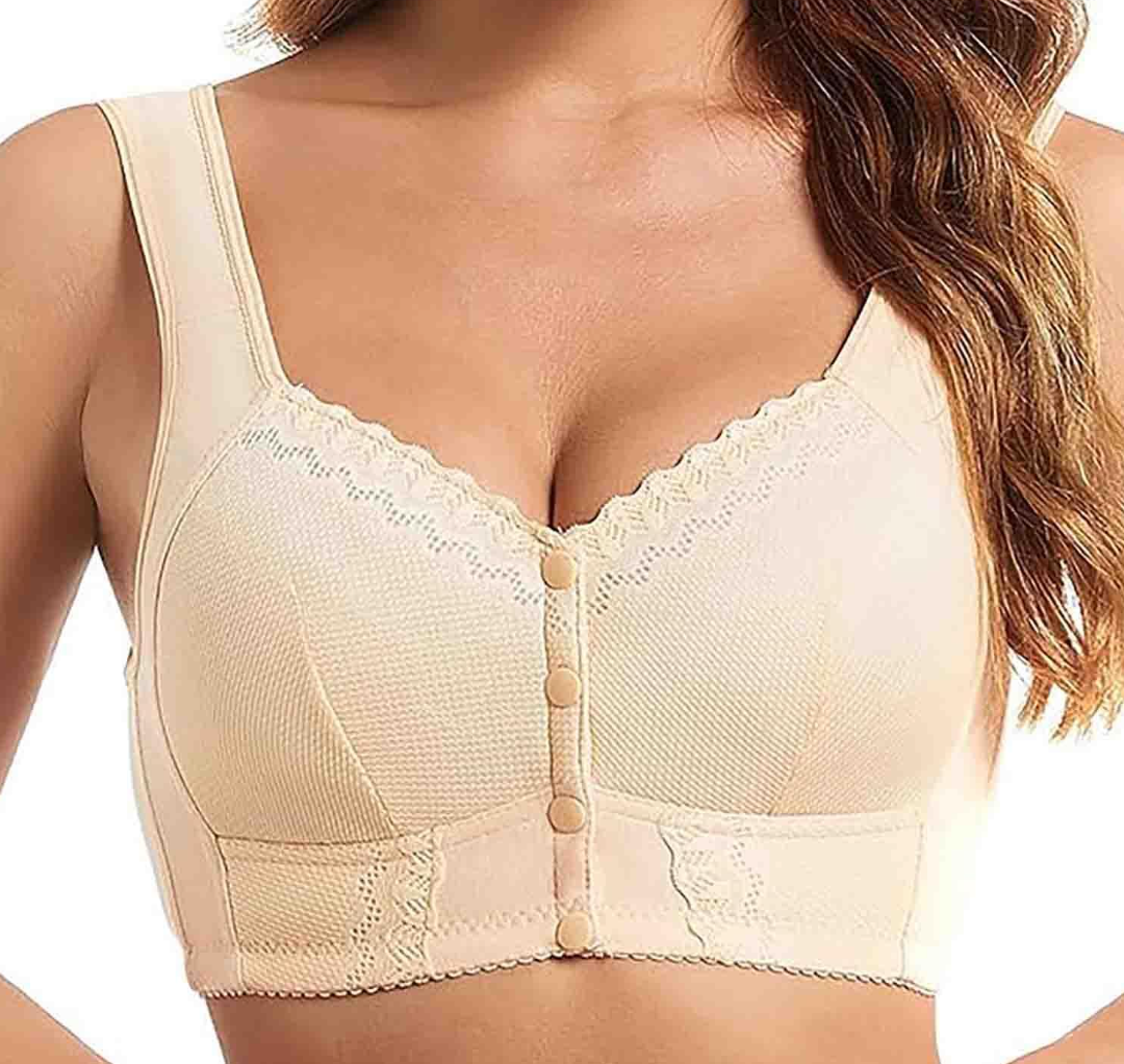 Moona Bra - Front Closure Breathable Bra for Seniors ,Size XS