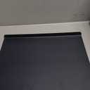 Acrylic Cutting Board with Counter Lip | 60% Thicker & Durable | BPA-Free & Food-Safe Kitchen Tool | Perfect for Protecting Countertops | Versatile & Easy to Clean | Ideal for Home & Professional Use (17"L x 13.4"W, Black)