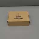 Amooca Christmas Stocking Holders Non-Slip Metal Hooks LED Lights Tree Decor Fireplace Mantle Stocking Hanger for Party Decorations (Gold)