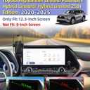 PZK Car Phone Holder for Toyota Highlander Hybrid Lmited/Platinum 2020-2024 2025 Accessories Only for 12.3-inch Screen Auto Lock Car Phone Mount Hands Free 360 Rotation (Not Fit 8-Inch L/LE/XLE)