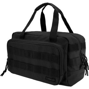 Coreflex 12-Inch Heavy Duty Tool Bag, Tactical, Gear, Range, EDC,Tool Bag for cars, Multi-Purpose Work Bag for Mechanics,Electrician,Carpenters,Builders,Plumbers 12" X 7" X 7" (Black)