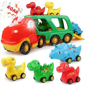Nicmore Toddler Toys Car Dinosaur Truck for Boys: Toys for 2 3 4 5 Year Old Boy Girl | Carrier Truck Dinosaur Toys for Kids 3-5 Toys for Age 2-3 2-4 18-24 Month Birthday Gifts for Boy, 677A6