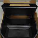 BASENOR 2017-2023 Tesla Model 3 Trash Can, Rear Center Console Organizer Tray, Backseat Storage Box with Lid Cover for Model 3 Interior Accessories(Not Fit 2024 2025 Model 3)