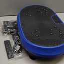 Vibration Plate Exercise Machine, Vibrating Fitness Platform for Lymphatic Drainage, Full Body Shaker Workout Equipment, Bluetooth Music Shaping Vibrate Plate, Board Sport for Home Exercise Gym, Blue