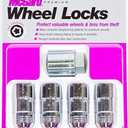 McGard 24210 Chrome Cone Seat Wheel Locks (M14 x 1.5 Thread Size) - Set of 4