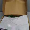 Ling's moment 2PCS Artificial Floral Swags Centerpieces Wedding Flower Purple Rose Garland Greenery Arrangements for Sweetheart Head Table Decor Car Wall Window Arch Garden Decor Lilac & Gold