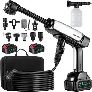 Max PSI 3.0 GPM Battery with Multi-3 Level Adjustment, 6-in-1 Nozzle & Foam Cannon, 26 ft Hose for Car & Home