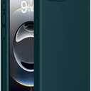 Miracase Compatible with iPhone 16e Case, [Soft Anti-Scratch Microfiber Lining], Liquid Silicone Case Gel Rubber Shockproof Drop Protection Phone Case for iPhone 16e, Teal