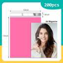 Poly Mailers 10x13 Inch 200 Pcs - Pink Waterproof Shipping Envelopes for Small Business with Tear Resistance and Self-Sealing Feature - Ideal Packaging Bags for Mailing, Shipping, and More